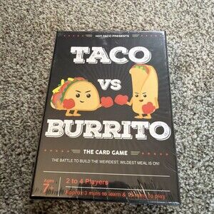 Taco vs Burrito Card Game - New Sealed